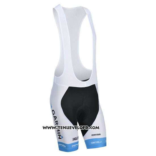 2014 Maillot Ciclismo Garmin Sharp Bleu Clair et Rouge Manches Courtes et Cuissard